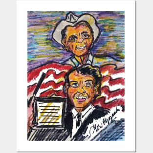 Ronald Reagan 40th president Posters and Art